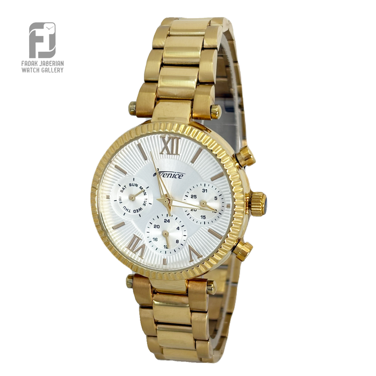 ساعت مچی زنانه ونیز اورجینال سه موتور کد ۴۴۵