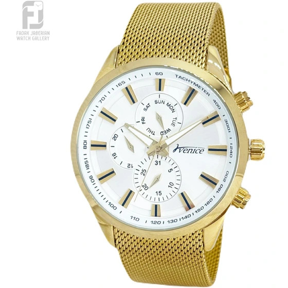 ساعت مچی مردانه ونیز سه موتور اورجینال کد ۴۵۲
