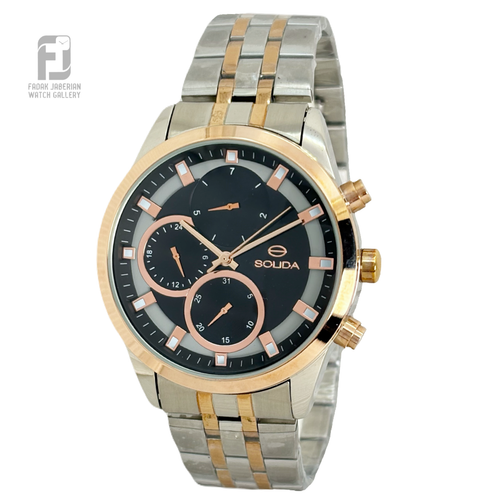 ساعت مچی مردانه سولیدا سه موتور اورجینال کد ۳۲۶