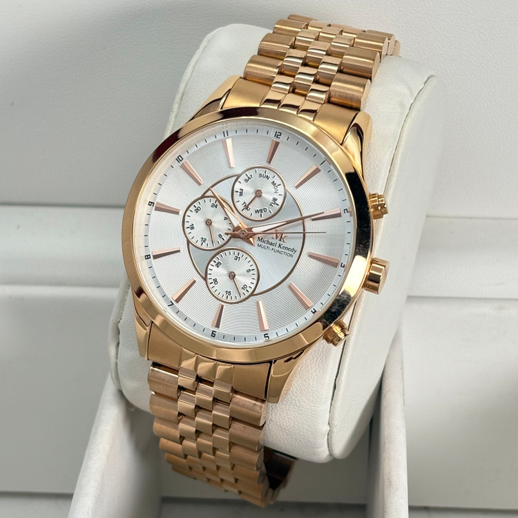 قیمت ساعت مچی مردانه مایکل کندی رنگ رزگلد
