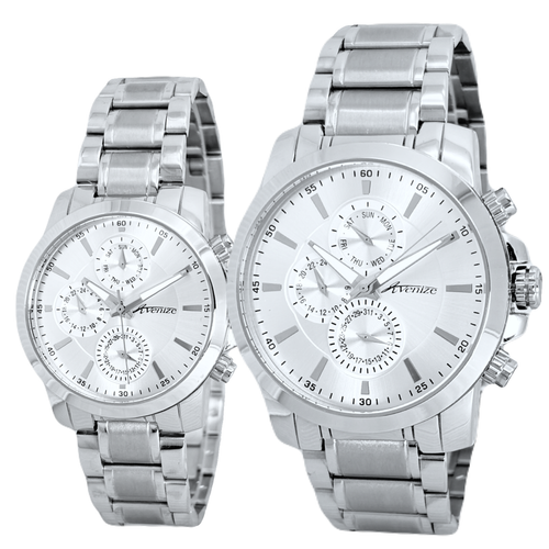 ساعت مچی ست زنانه و مردانه برند ونیز اورجینال کد ۶۵۲