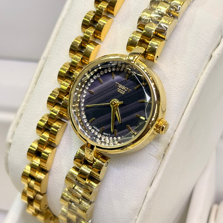 خرید ساعت مچی زنانه تیسوت ظریف همراه دستبند