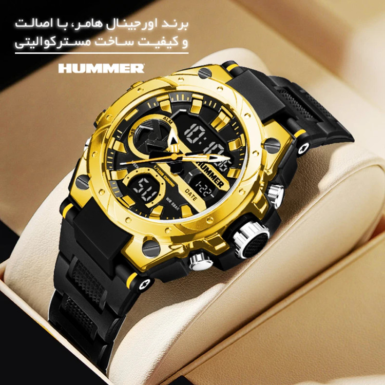 ساعت مچی عقربهای کوارتز مردانه هامر اورجینال مدل HM1428-C2